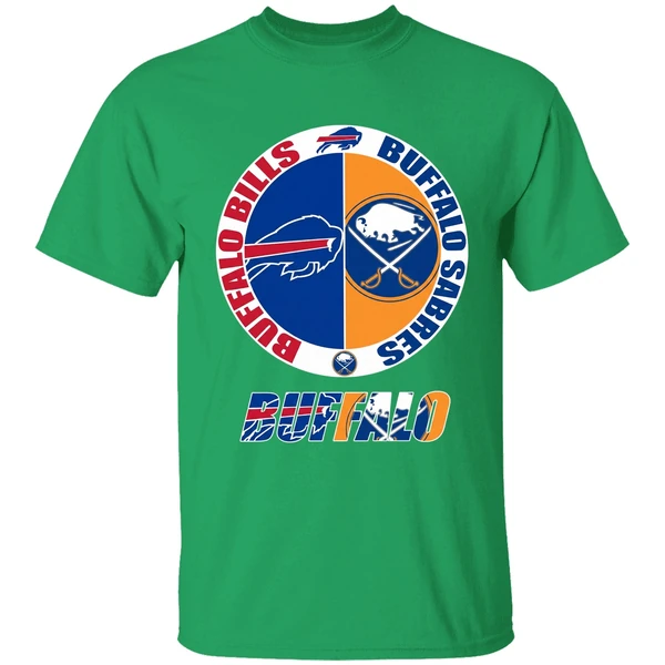 Buffalo Bills And Buffalo Sabres Logo Shirt - Image 8