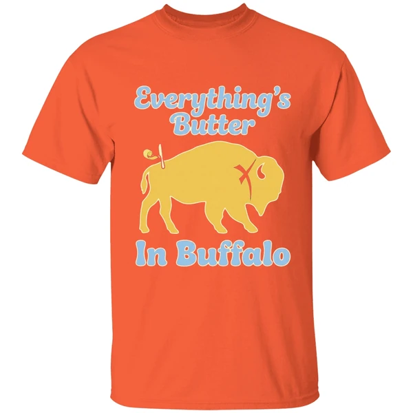Buffalo Bills Everythings Butter In Buffalo Shirt - Image 6
