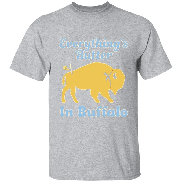 Buffalo Bills Everythings Butter In Buffalo Shirt - Image 9