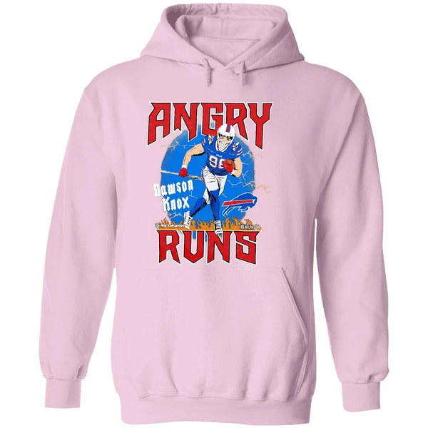 Buffalo Bills Football Dawson Knox Player Angry Runs Good Morning Football Hoodie - Image 5