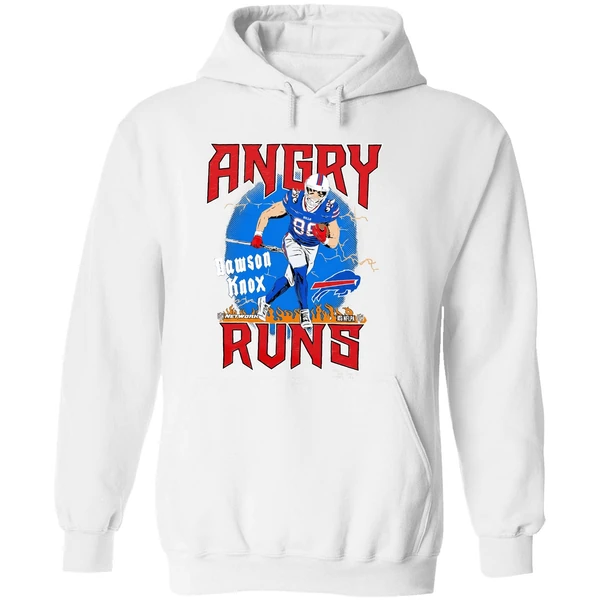 Buffalo Bills Football Dawson Knox Player Angry Runs Good Morning Football Hoodie - Image 8