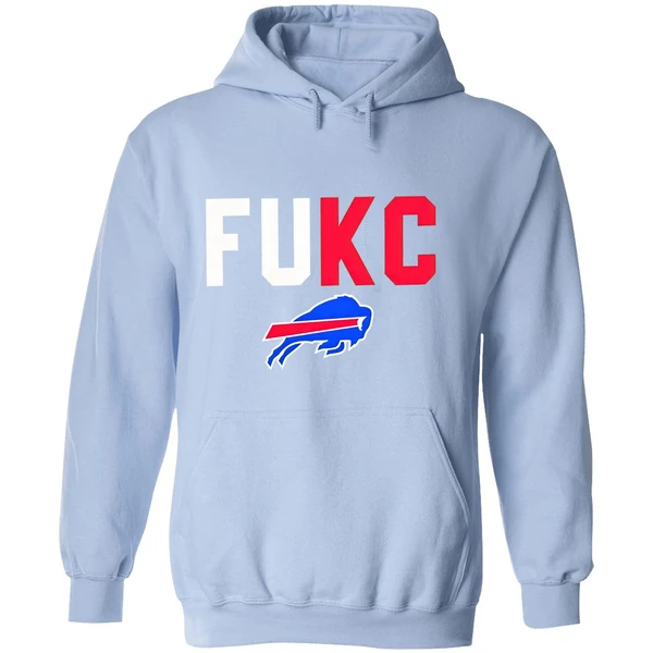 Buffalo Bills Fukc Fuck Kansas City Chiefs Logo Hoodie - Image 4