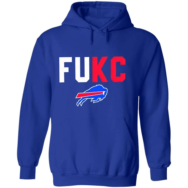 Buffalo Bills Fukc Fuck Kansas City Chiefs Logo Hoodie - Image 7