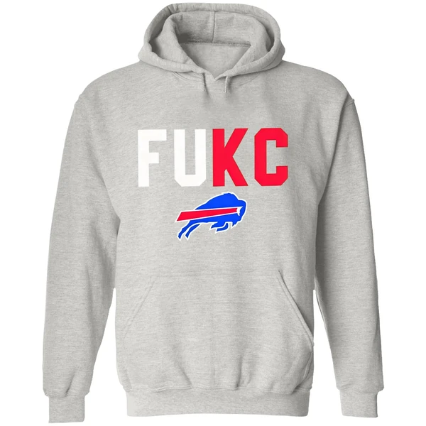 Buffalo Bills Fukc Fuck Kansas City Chiefs Logo Hoodie - Image 9