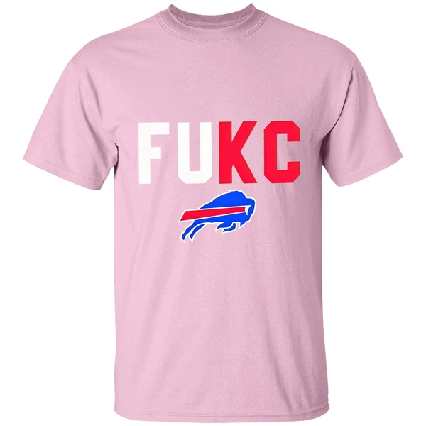 buffalo bills fukc fuck kansas city chiefs logo shirt lightpink