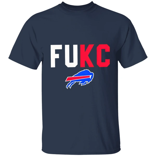 Buffalo Bills Fukc Fuck Kansas City Chiefs Logo Shirt - Image 5