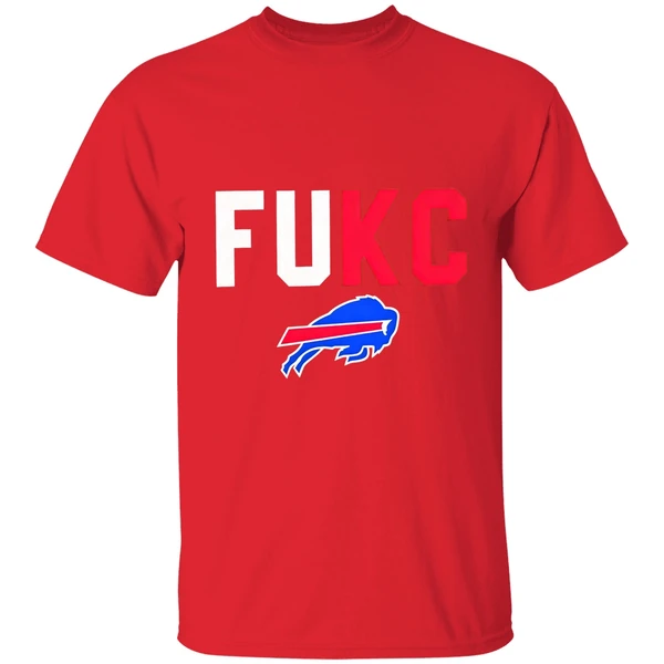 Buffalo Bills Fukc Fuck Kansas City Chiefs Logo Shirt - Image 7