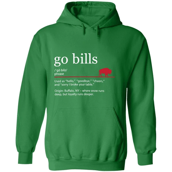 Buffalo Bills Go Bills Definition Hoodie - Image 2