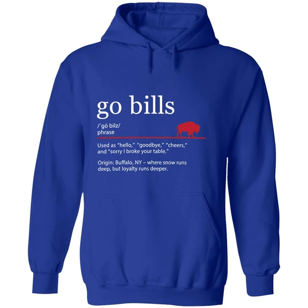 Buffalo Bills Go Bills Definition Hoodie - Image 7