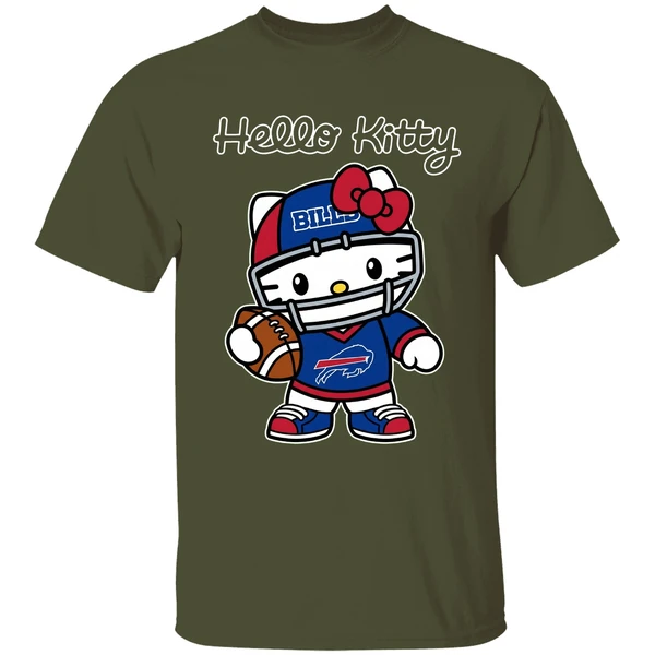 Buffalo Bills Hello Kitty Shirt - Image 4
