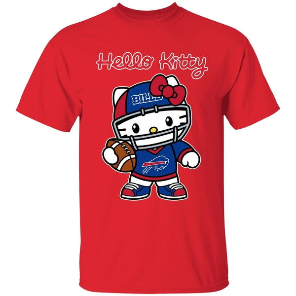 Buffalo Bills Hello Kitty Shirt - Image 7