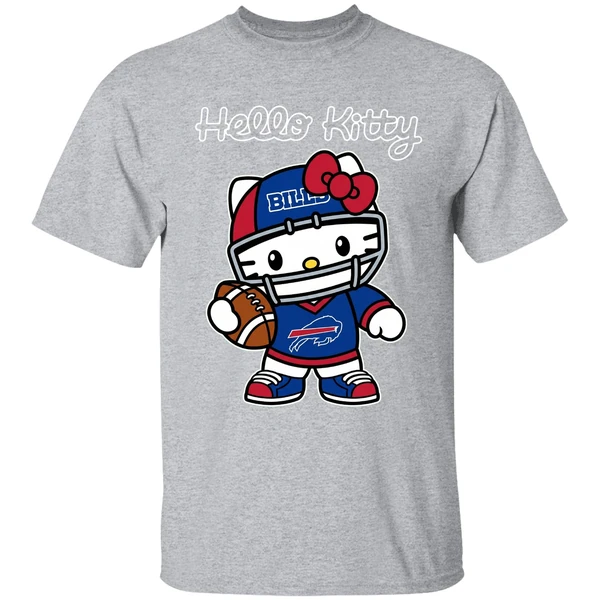 Buffalo Bills Hello Kitty Shirt - Image 9