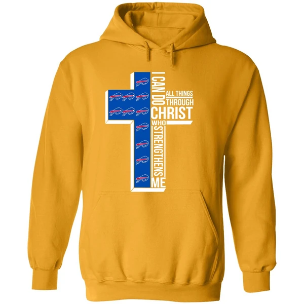 Buffalo Bills I Can Do All Things Through Christ Who Strengthens Me Hoodie