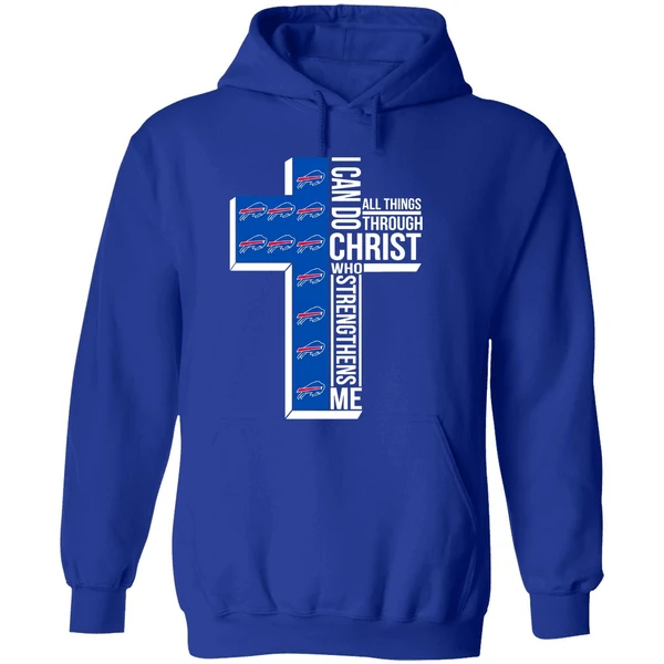 Buffalo Bills I Can Do All Things Through Christ Who Strengthens Me Hoodie - Image 7
