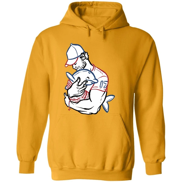 Buffalo Bills Josh Allen Hug Dolphin I Love You Dad Hoodie