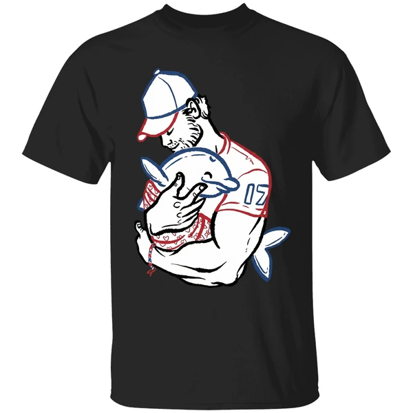 Buffalo Bills Josh Allen Hug Dolphin I Love You Dad Shirt
