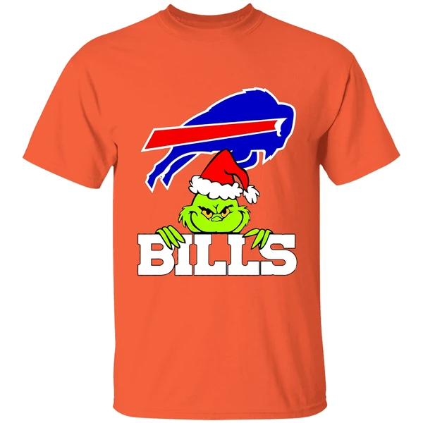 Buffalo Bills Merry Grinchmas Hat Santa Shirt - Image 5