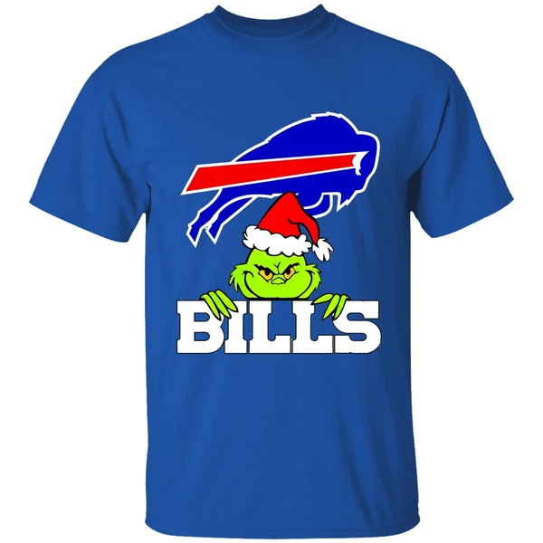Buffalo Bills Merry Grinchmas Hat Santa Shirt - Image 7