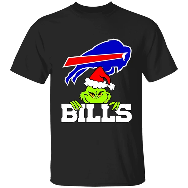 Buffalo Bills Merry Grinchmas Hat Santa Shirt - Image 8