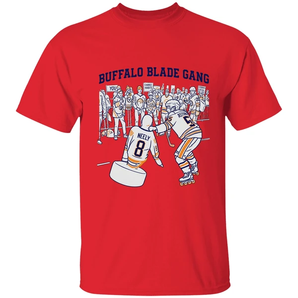 buffalo blade gang buffalo sabres hockey shirt red