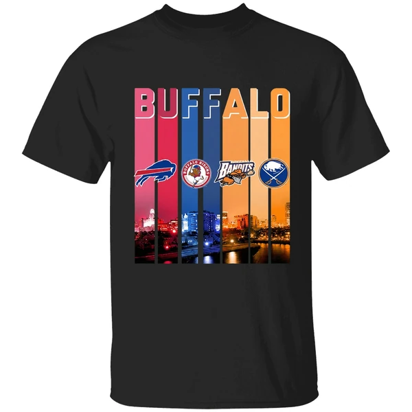 Buffalo City Sports Bills Bisons Bandits Sabres Shirt