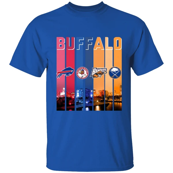 Buffalo City Sports Bills Bisons Bandits Sabres Shirt - Image 8