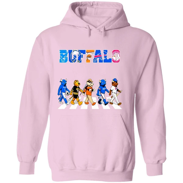 Buffalo Mascots Sports Teams Abbey Road Hoodie - Image 5