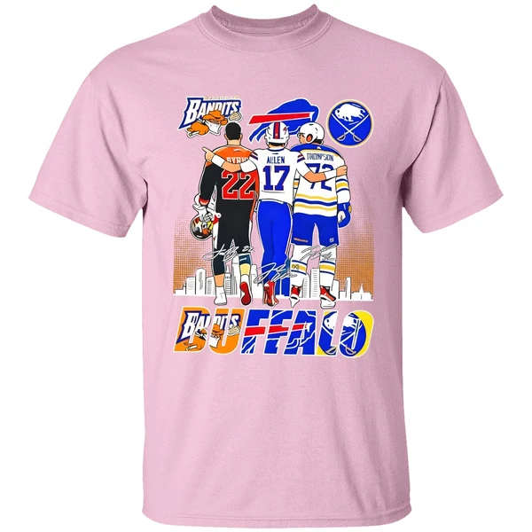 Buffalo Sport Byrne Bisons Allen Bills And Thompson Sabres Shirt - Image 3