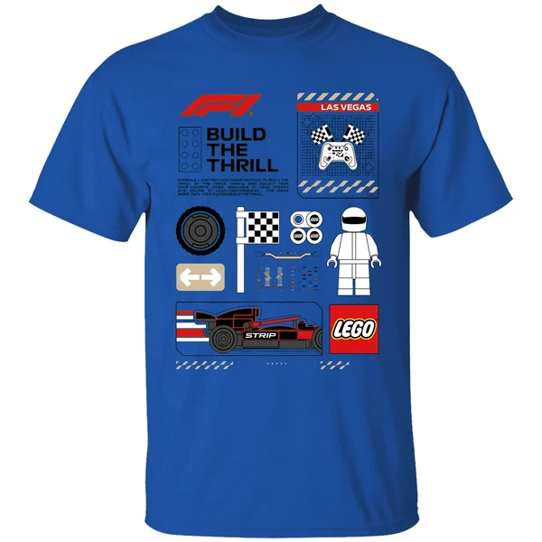 build the thrill lego formula 1 las vegas grand prix shirt royalblue