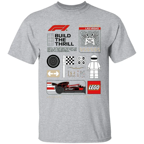 build the thrill lego formula 1 las vegas grand prix shirt sportgrey