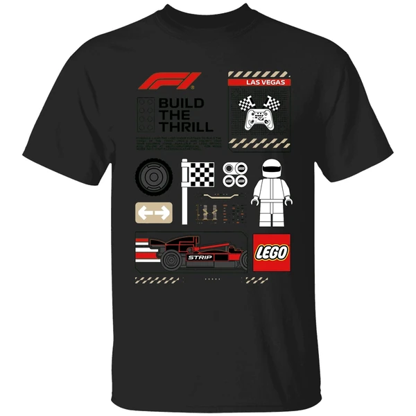 Build The Thrill Lego Formula 1 Las Vegas Grand Prix Shirt - Image 7