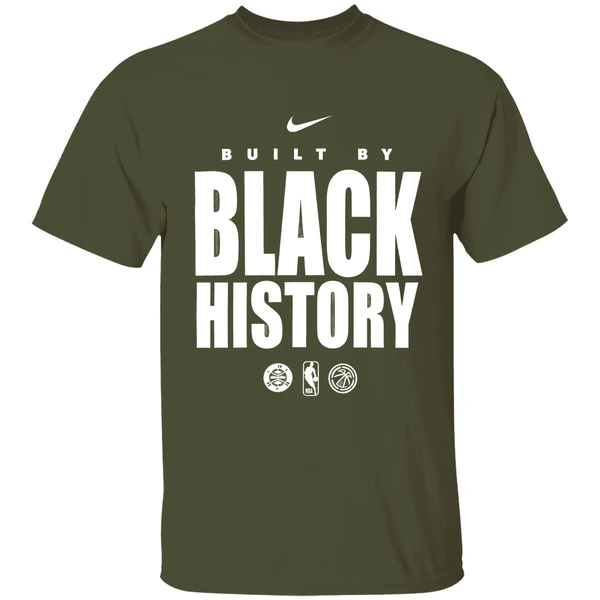 Built By Black History San Antonio Spurs Nba Logo Shirt - Image 4