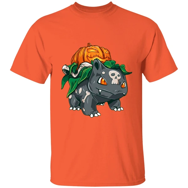 Bulbasaur Pumpkin Halloween Shirt - Image 6