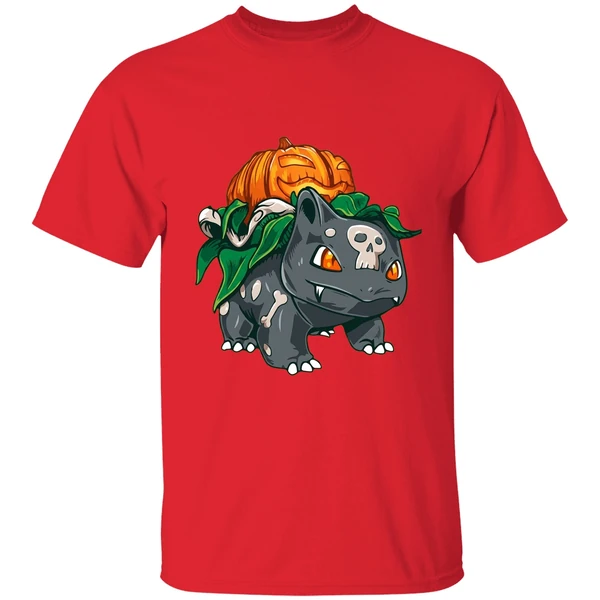 Bulbasaur Pumpkin Halloween Shirt - Image 7