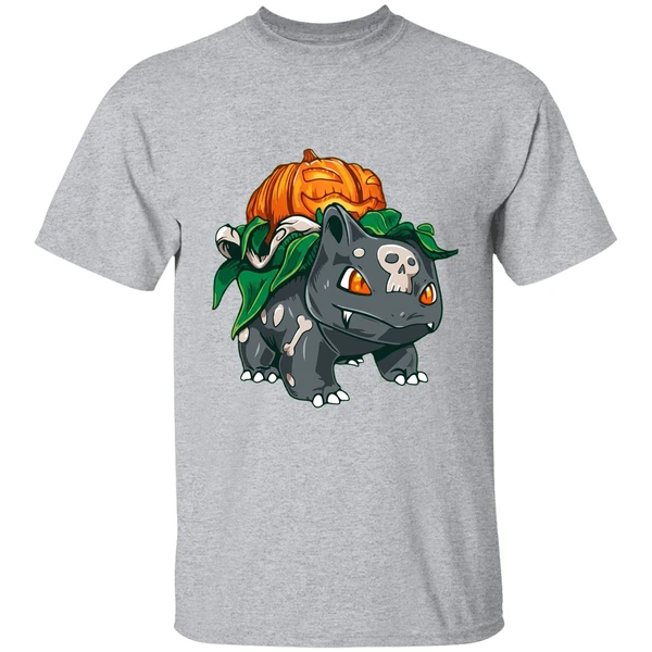 Bulbasaur Pumpkin Halloween Shirt - Image 9