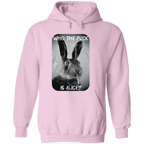 Bunny Smoke Who The Fuck Is Alice 2025 Hoodie - Image 5