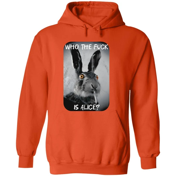 Bunny Smoke Who The Fuck Is Alice 2025 Hoodie - Image 6