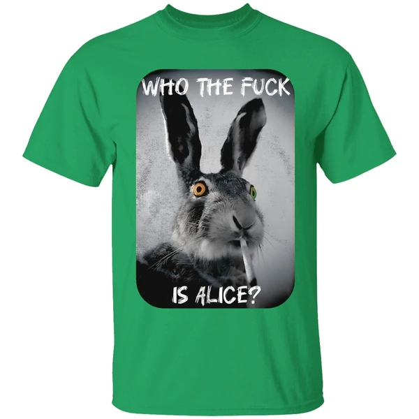 Bunny Smoke Who The Fuck Is Alice 2025 Shirt - Image 2