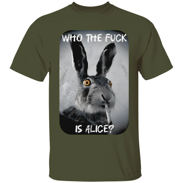 Bunny Smoke Who The Fuck Is Alice 2025 Shirt - Image 4