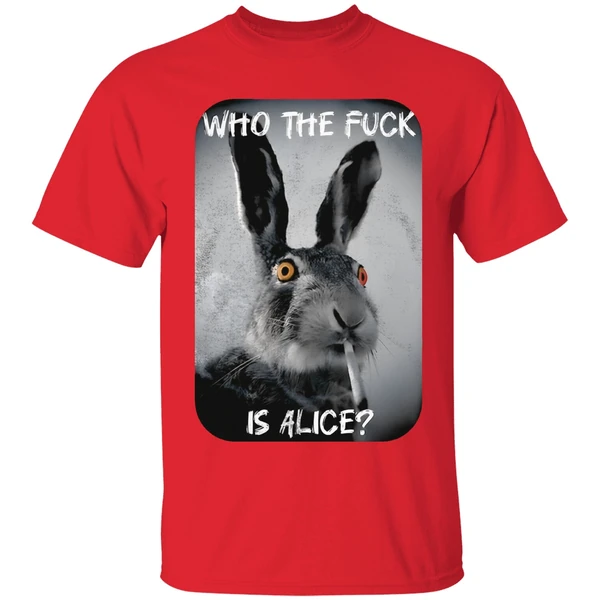 Bunny Smoke Who The Fuck Is Alice 2025 Shirt - Image 7