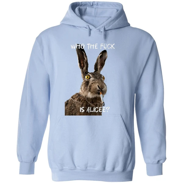Bunny Smoke Who The Fuck Is Alice Hoodie - Image 4