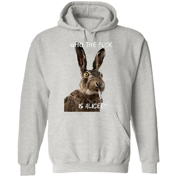 Bunny Smoke Who The Fuck Is Alice Hoodie - Image 9