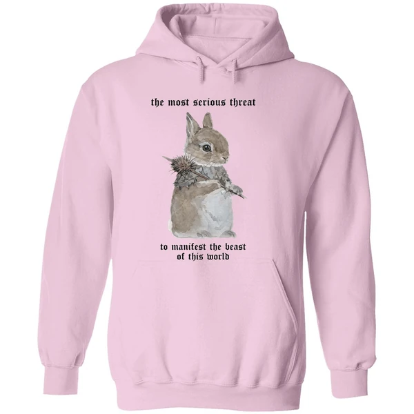 Bunny We Must Remain Whimsical To Survive The Horrors Of This World Hoodie - Image 5
