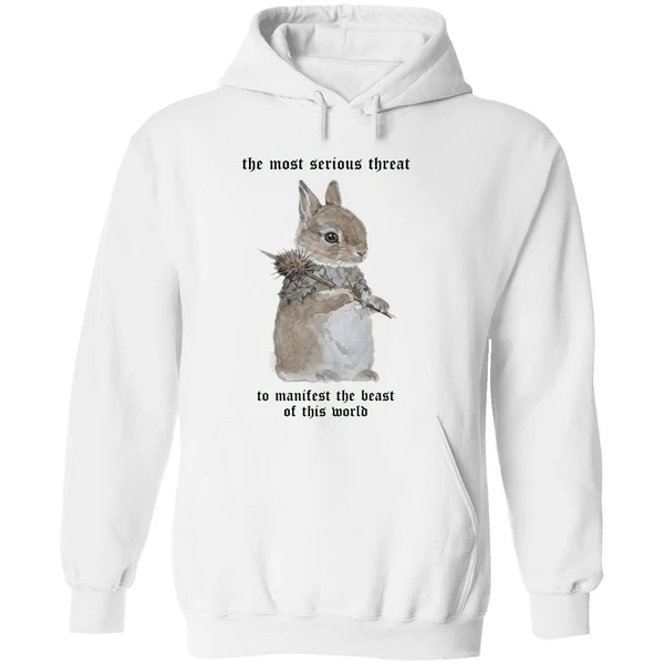 Bunny We Must Remain Whimsical To Survive The Horrors Of This World Hoodie - Image 8