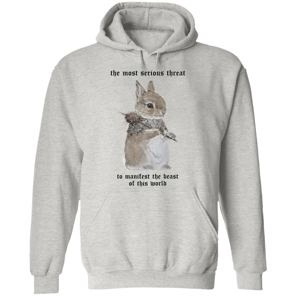 Bunny We Must Remain Whimsical To Survive The Horrors Of This World Hoodie - Image 9