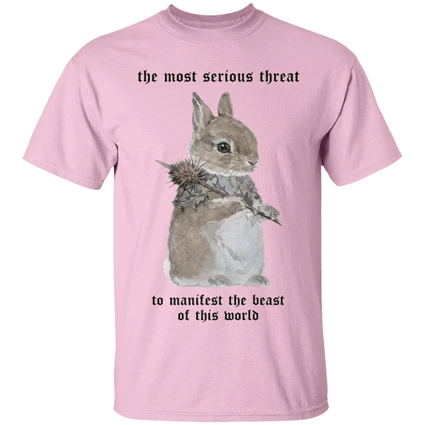 Bunny We Must Remain Whimsical To Survive The Horrors Of This World Shirt - Image 2