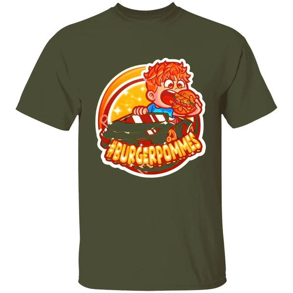 Burger Pommes Merch Lukasbs Burgerpommes Shirt - Image 3