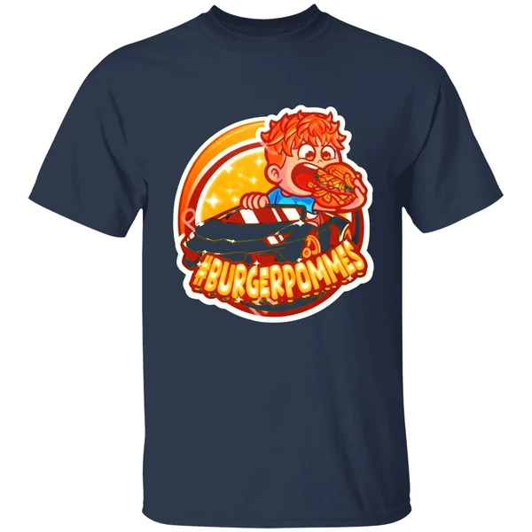 Burger Pommes Merch Lukasbs Burgerpommes Shirt - Image 4