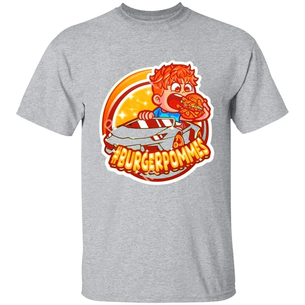 Burger Pommes Merch Lukasbs Burgerpommes Shirt - Image 8