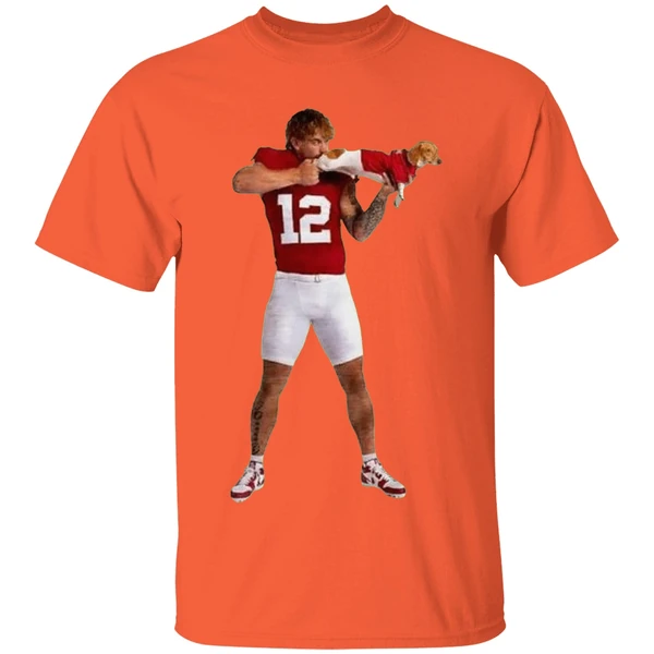 burger-time-jaren-kanak-and-his-dog-shirt-orange